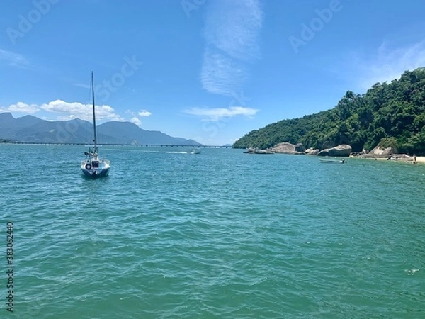 Obraz boat on the sea