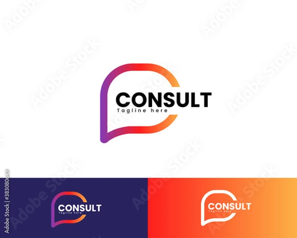 Obraz Business Consulting Logo design vector template