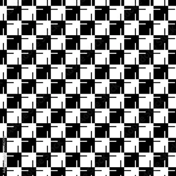 Fototapeta Vector tessellation art collection. Colored geometric pattern set.