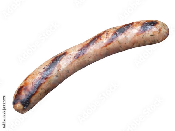Obraz saucisse grillée
