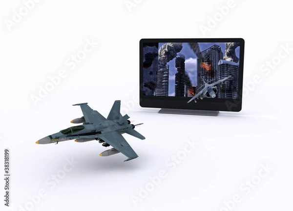 Obraz 3d rendered. 3d technology