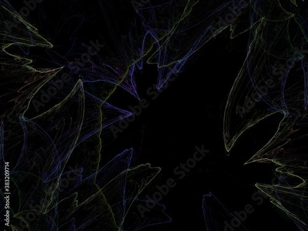 Obraz Imaginatory fractal background Image