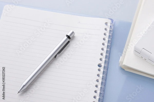 Fototapeta ボールペンとノート