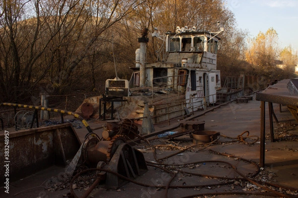Obraz old mill in the winter