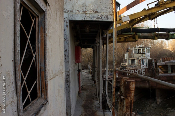 Obraz old abandoned building