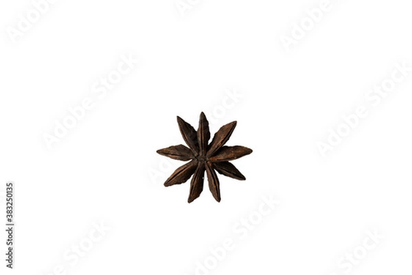 Obraz Anise isolated on white background