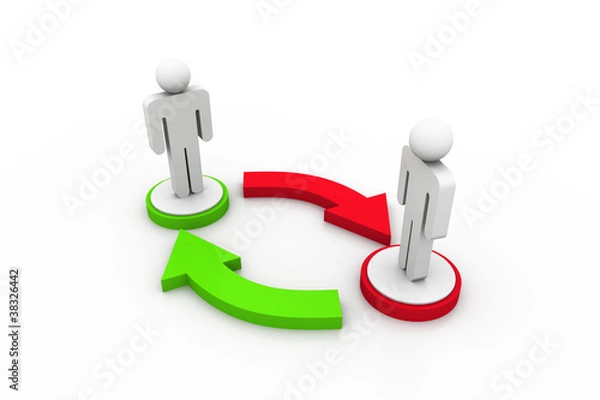 Obraz Exchange concept