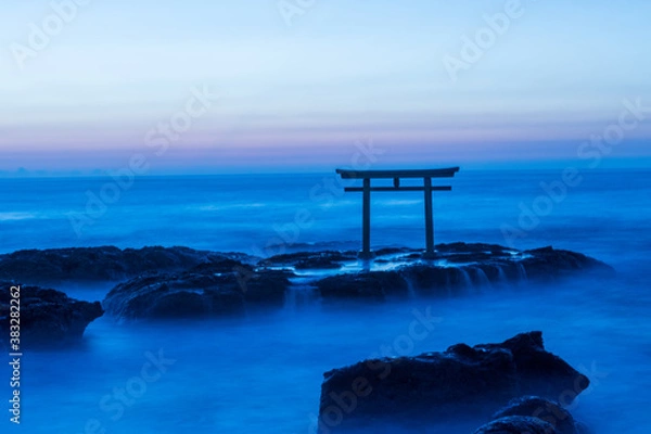 Obraz 大洗磯前神社　日の出