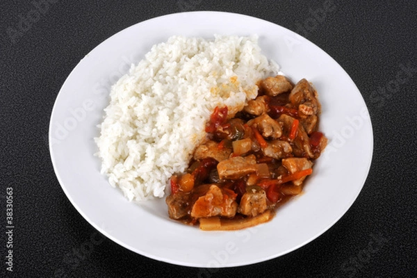 Obraz porc sauce aigre douce