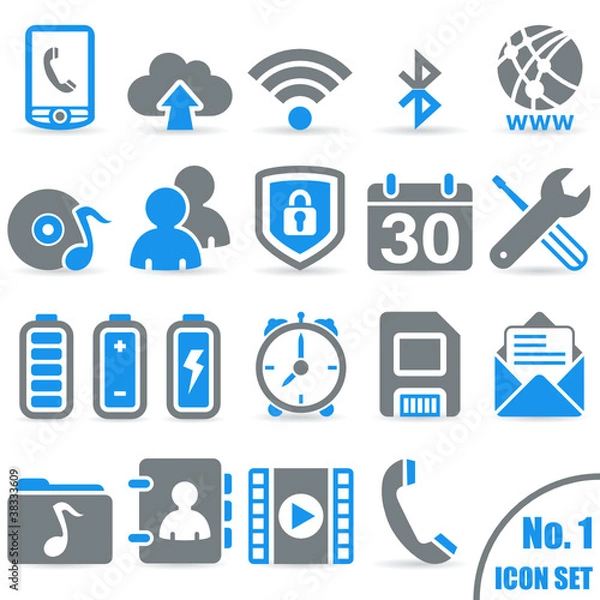 Obraz Mobilfunk - Icon Set