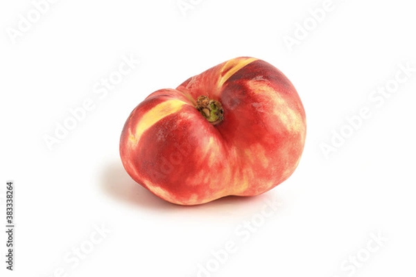 Obraz Flat fig peach isolated on white