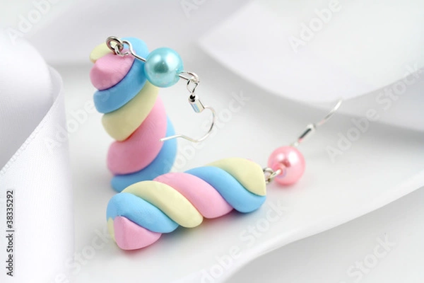 Obraz orecchini a treccia