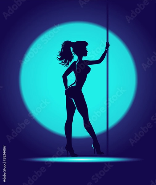 Obraz striptease dance
