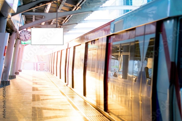 Obraz subway train station
