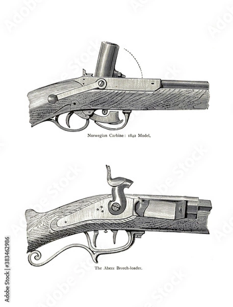 Obraz gun and bullets