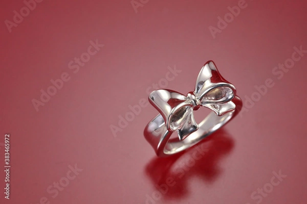 Fototapeta リボンの指輪