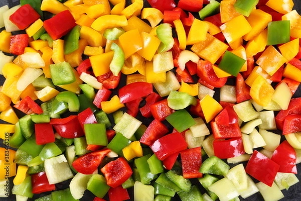Obraz Colorful peppers.