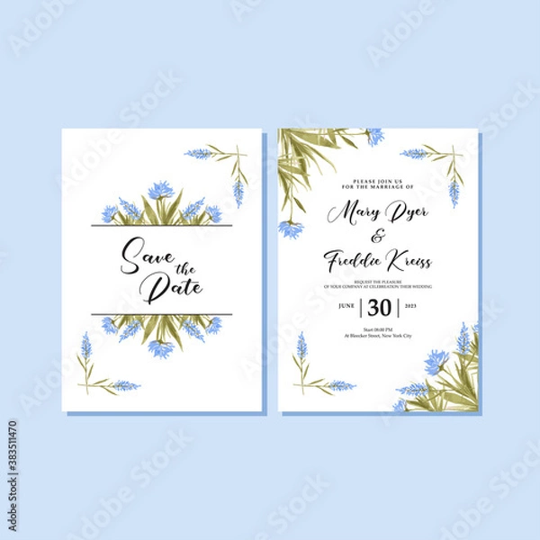 Obraz Wedding ornament concept. Vector decorative greeting card or invitation design background