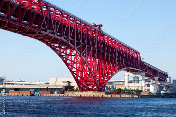 Fototapeta 大阪港大橋