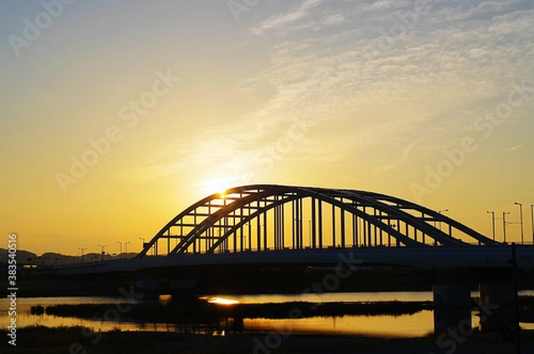 Obraz 狛江市の水道橋
