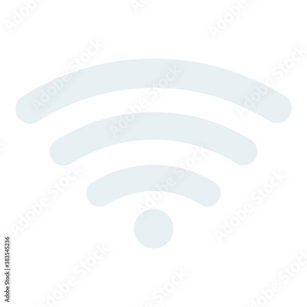Obraz no wifi sign symbol on white background.