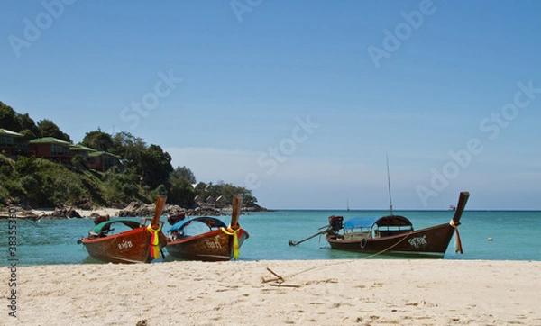 Obraz longtail boats