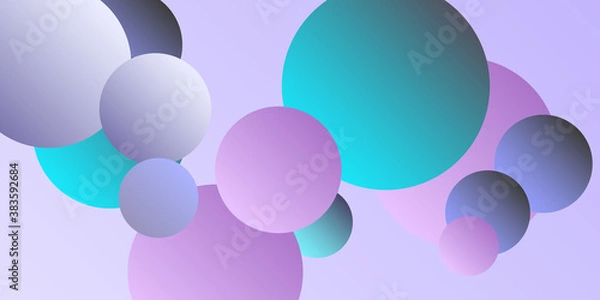 Fototapeta Ball shape gradients. 