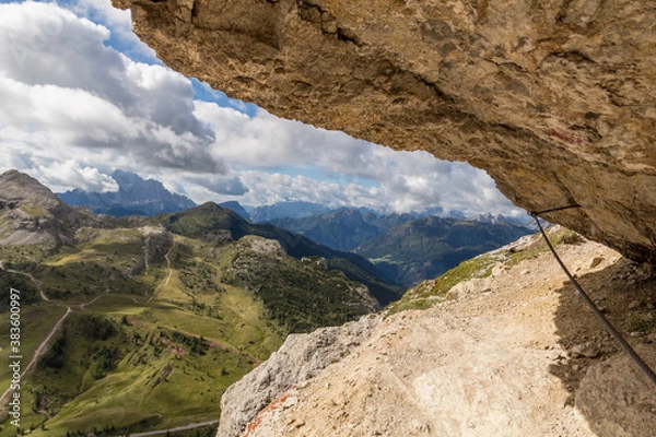 Obraz Ferrata dolomitica