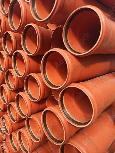 Obraz stack of pipes