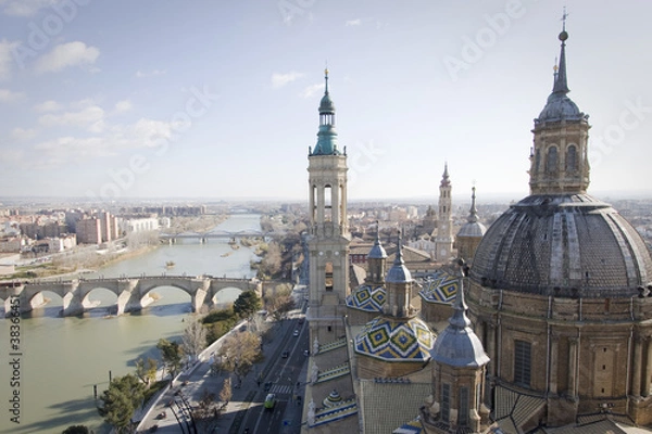Obraz basilica del pilar  a saragozza