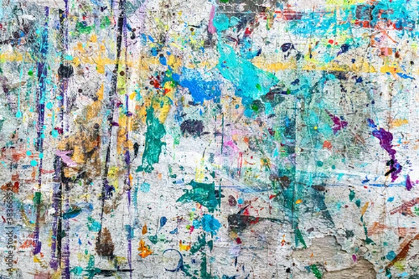 Obraz abstract paint splatter background