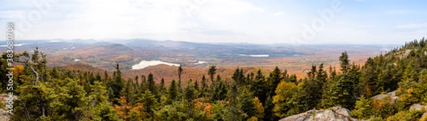 Obraz Panoramic view of the Mont-Orford national park, Canada