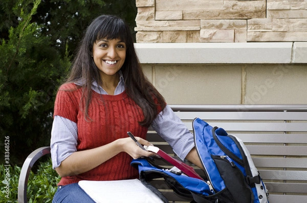 Obraz Grabbing a book
