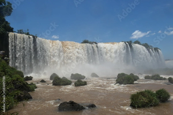 Obraz waterfall in the mountains