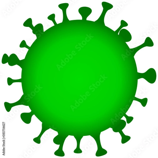 Obraz Corona-Virus grün