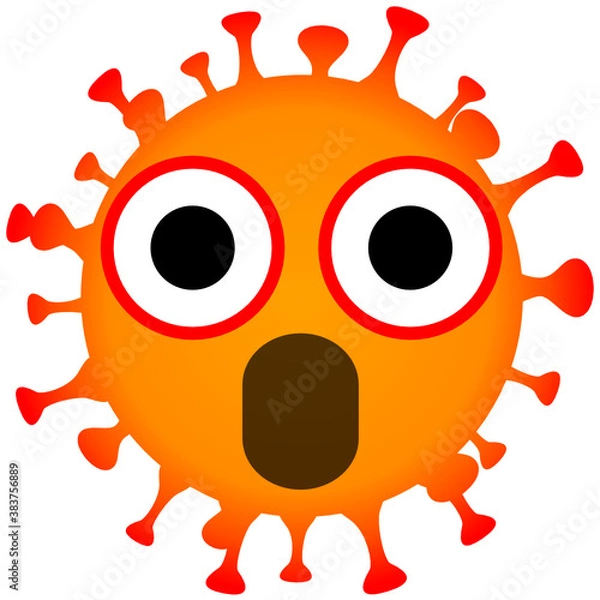 Obraz Virus Emoji staunt