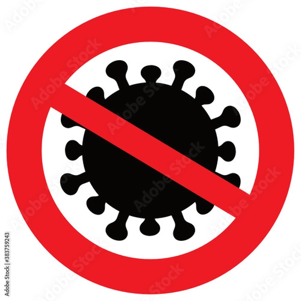 Obraz Virus Symbol Schild