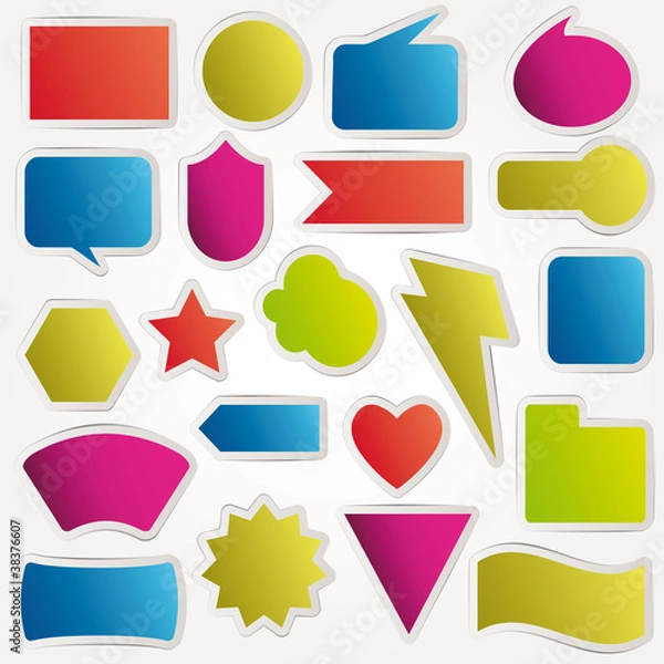 Obraz Speech bubbles vector set