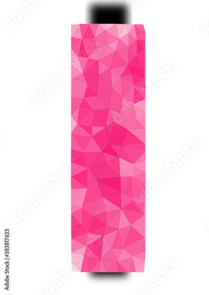 Fototapeta LOWPOLY FONT - I