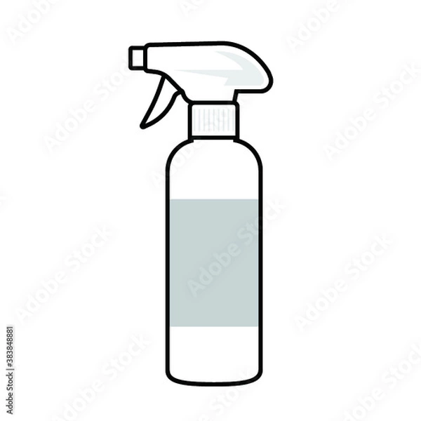 Obraz 白のスプレーボトル