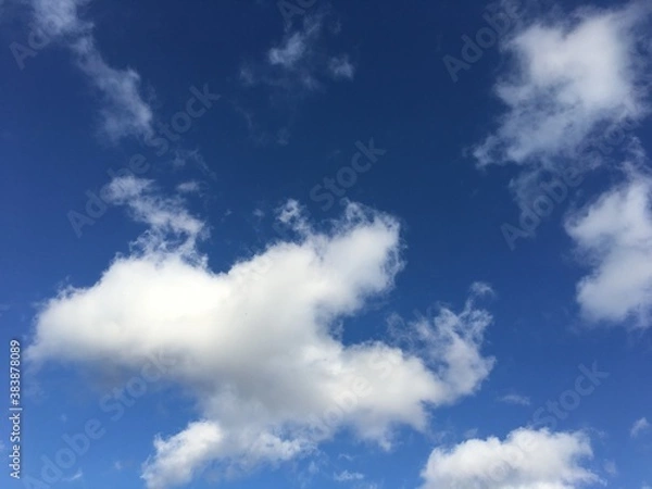 Obraz 空と雲の青空背景