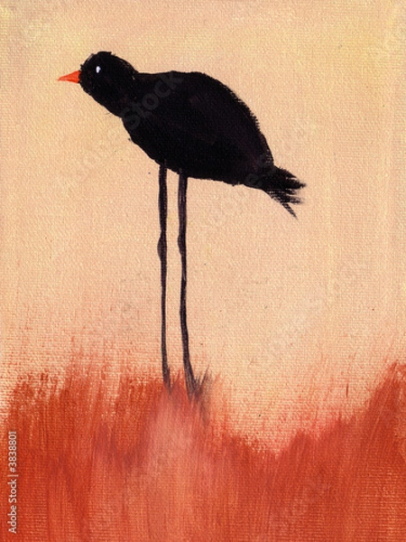 Obraz This is an abstract painting of bird.