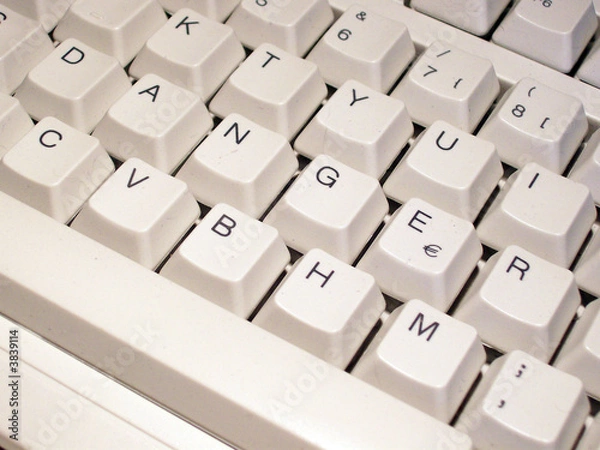 Obraz Keys on a computer keyboard spell out the word danger