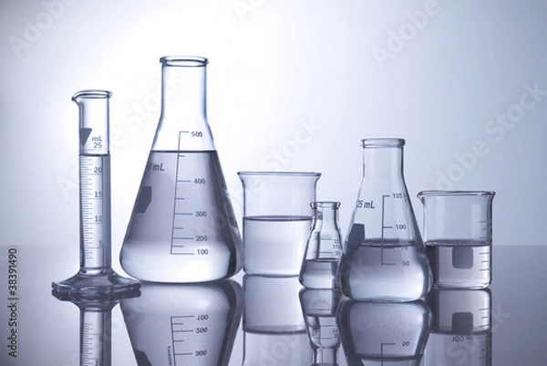 Obraz beakers and flask