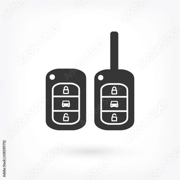 Fototapeta Vector icon car key 10 EPS . Lorem Ipsum Illustration design