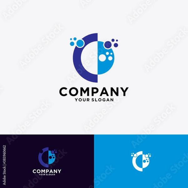 Obraz initials C logo for company