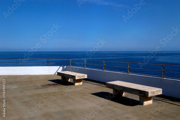 Fototapeta View of the Basque shore