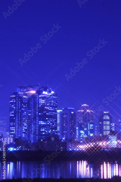 Fototapeta 大阪北区の夜景