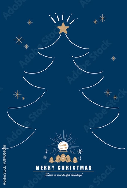 Fototapeta クリスマスカード