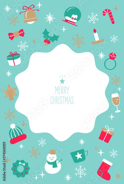 Fototapeta クリスマスカード